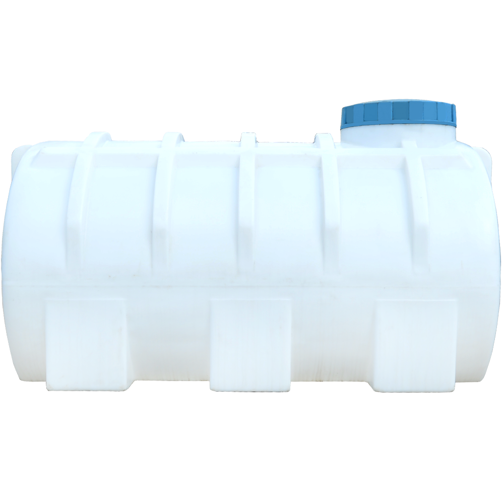 Емкость 1500 л горизонтальная ГО ПБ белая Київ - зображення 3