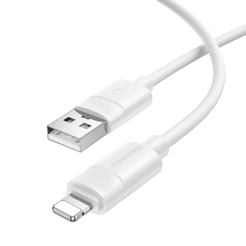 Дата кабель Borofone BX123 Leya USB to Lightning 12W (1m) Херсон - изображение 4