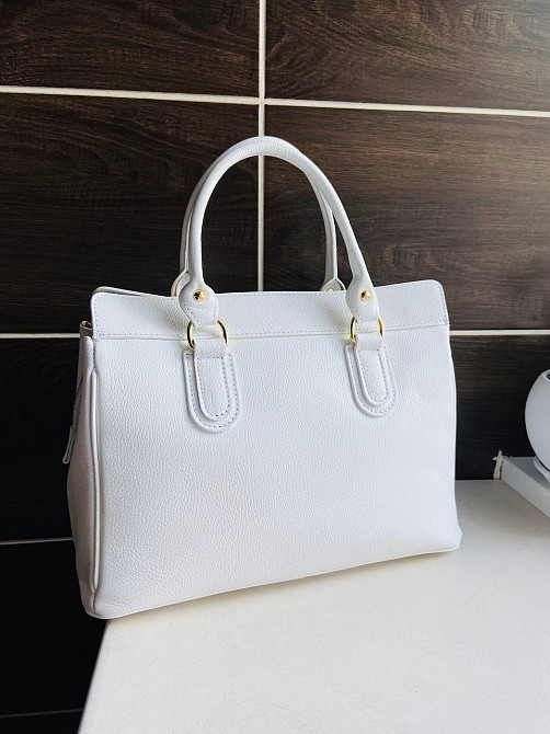 Велика сумка жіноча шкіряна Італія для документів, ділова формату сумочка А4 TS000146 Київ - зображення 4