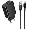 Уценка СЗУ Hoco CS92A Leader 18W+QC3.0 (1USB-A) + кабель USB to Type-C Херсон