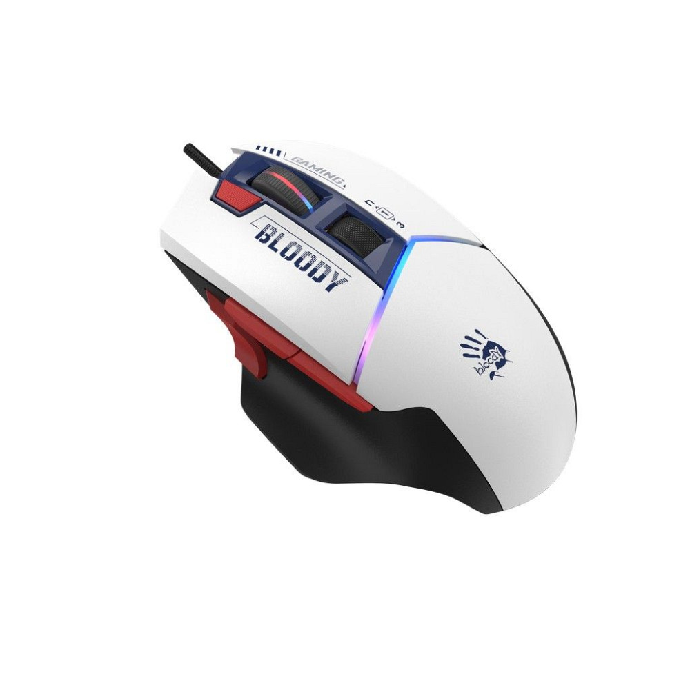 Мышь компьютерная проводная Bloody W95 Ultra Sports Navy (4711421002325) белая Киев - изображение 3