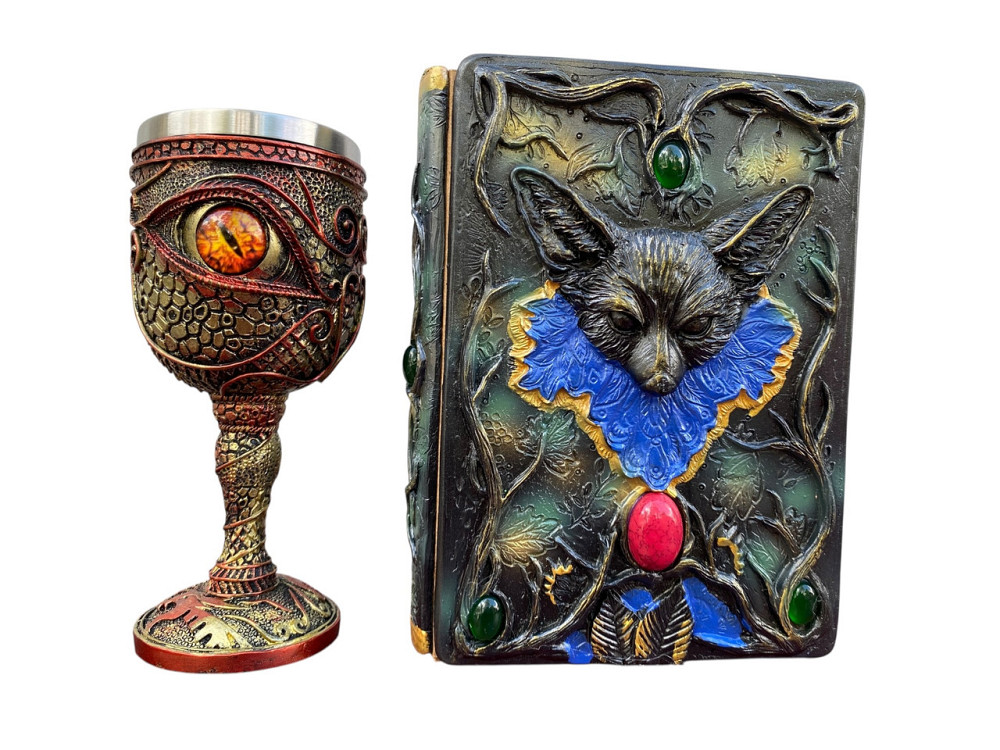 Подарочный набор Бокал 3 Глаз и Блокнот 3 «Лесный Гримуар Лисы» (код 00623) Київ - зображення 1