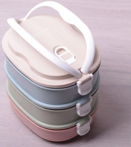 Ланч-бокс Kamille 3 емкости по 700 мл Одеса - зображення 9