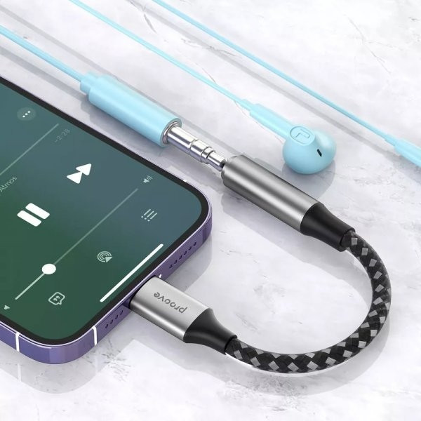 Адаптер Proove SoundMesh Lightning to 3.5 mm Gray (ACSM00005101) Харьков - изображение 3