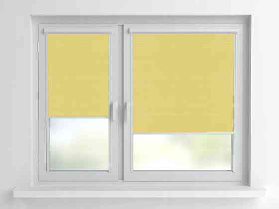 Рулонна штора Rolets Льон 2-602-300 30x170 см закритого типу Золотиста Киев