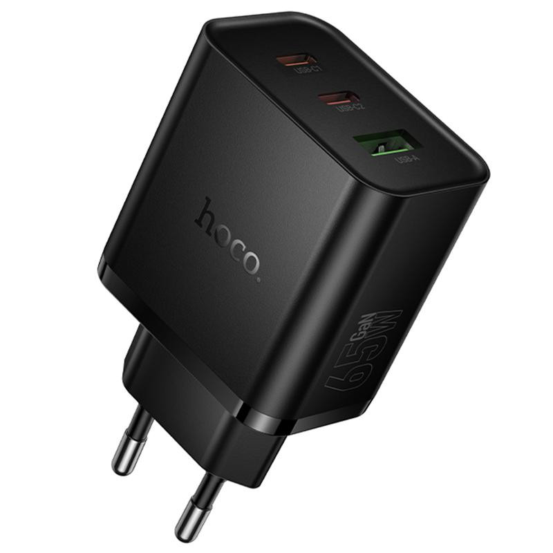 СЗУ Hoco N75 Grande 65W QC+PD (1USB-A/2C) Херсон - зображення 1