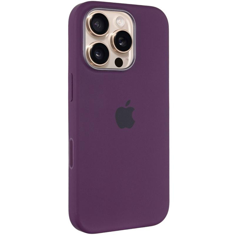 Чехол Silicone case (AAA) with Magsafe and Animation (button) для Apple iPhone 16 Pro Max (6.9") Херсон - изображение 1