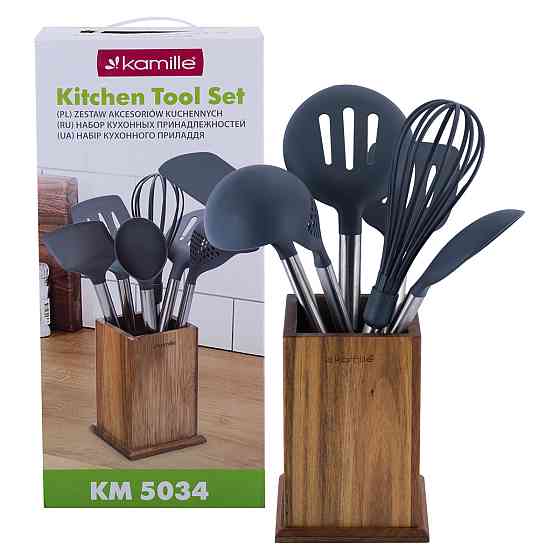 Набор нейлоновых кухонных принадлежностей Kamille 7 предметов КМ5034 Одеса