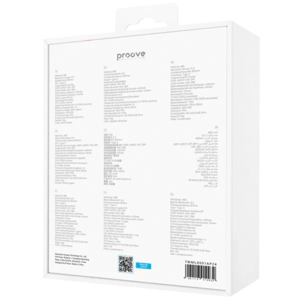 Bluetooth-гарнітура Proove Mello TWS with ANC (APP) Cotton Candy (TWML0001AP24) Харків - зображення 5