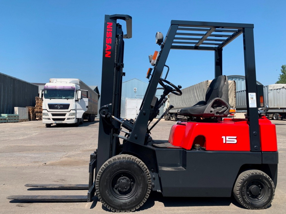 Вилочний газ-бензиновий автонавантажувач Nissan з двома додатковими секцiями Одесса - изображение 5