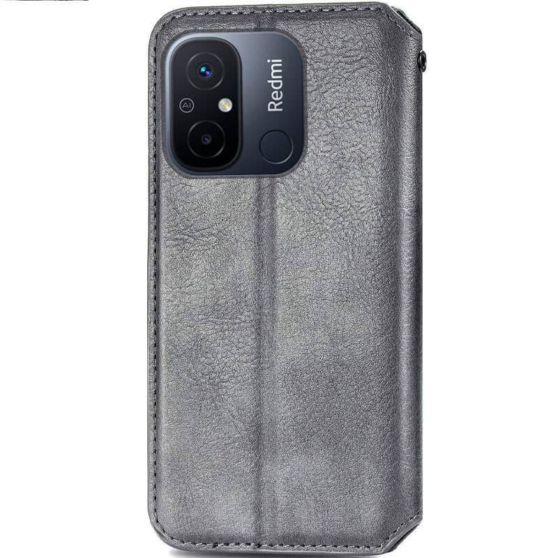 Кожаный чехол-книжка GETMAN Cubic (PU) для Xiaomi Redmi 12C Херсон - зображення 2