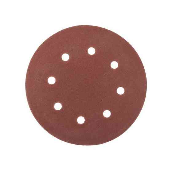 Круг шлифовальный на липучке MASTERTOOL 180 мм/8 отв P80 набор 5 шт 08-1808-H Харьков