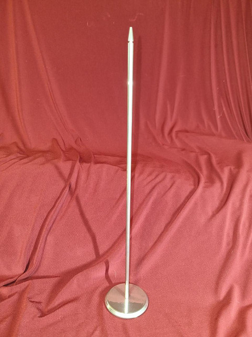 Настольный металлический флагшток на 2 флажка, глянцевый (2-рожковый) Киев - изображение 3