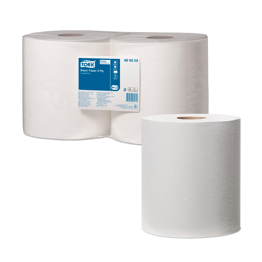 Базовая протирочная бумага W1/W2 TORK 509253 Киев - изображение 1
