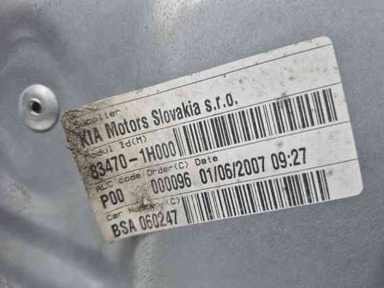 Стеклоподъемник задний левый (ручной) Kia Ceed 2006-2012 82470-1HOO0 (Арт. 78629) Киев