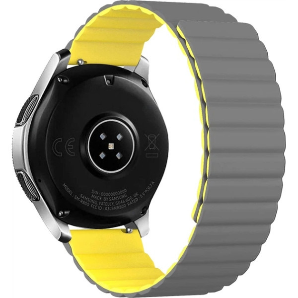 Ремінець ArmorStandart MagLink 22mm Grey Yellow (ARM88944) Харків - зображення 1
