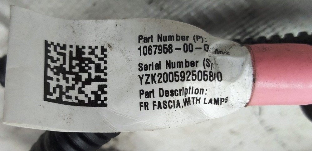 Электропроводка бампера переднего (6 парктроников) 2.5АП Tesla model 3 1067958-00-G Київ - зображення 4