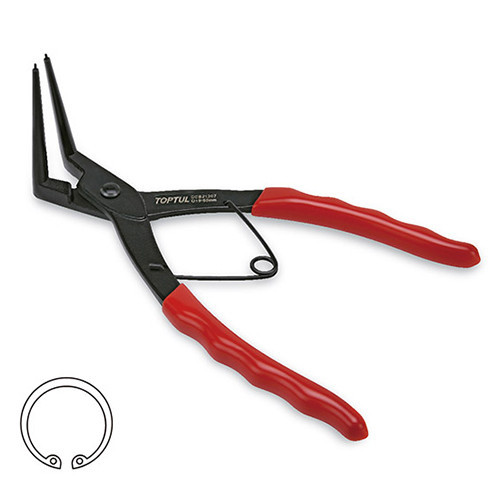 Круглогубцы для стопорных колец 7" (сжим загнутые, 90°) усиленные TOPTUL DCBJ1307 Харьков - изображение 1