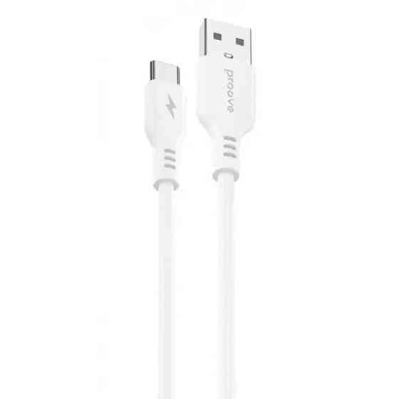 Кабель Proove Rebirth USB to Type-C 3A 1m White  (CCRE27001202) Харків