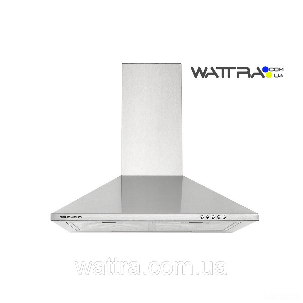 Вытяжка кухонная купольная GRUNHELM GVK 234 I (купольная, 650 м3/ч, нержавеющая сталь) Київ - зображення 1