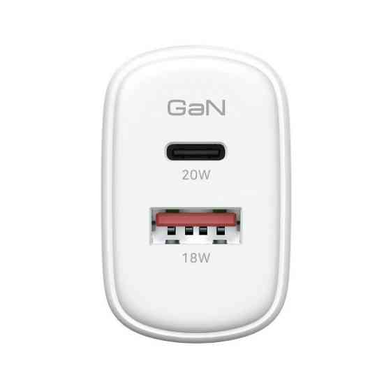 МЗП ArmorStandart Poweraze 20W GaN Type-C + USB-A White (ARM87067) Харків