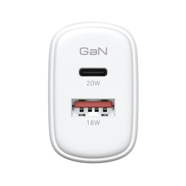 МЗП ArmorStandart Poweraze 20W GaN Type-C + USB-A White (ARM87067) Харків - зображення 2