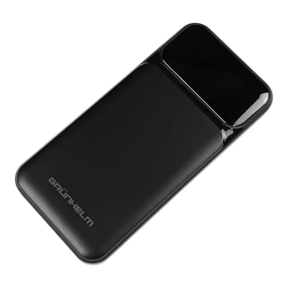 Повербанк Power bank Grunhelm GP-10BQC 10000 mAh черный Киев - изображение 2
