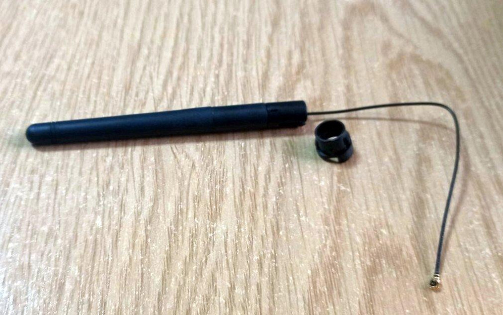 Антенна Wi-Fi штыревая WF-001 с UFL-разъемом и кабелем для монтажа на плату Днепр - изображение 3