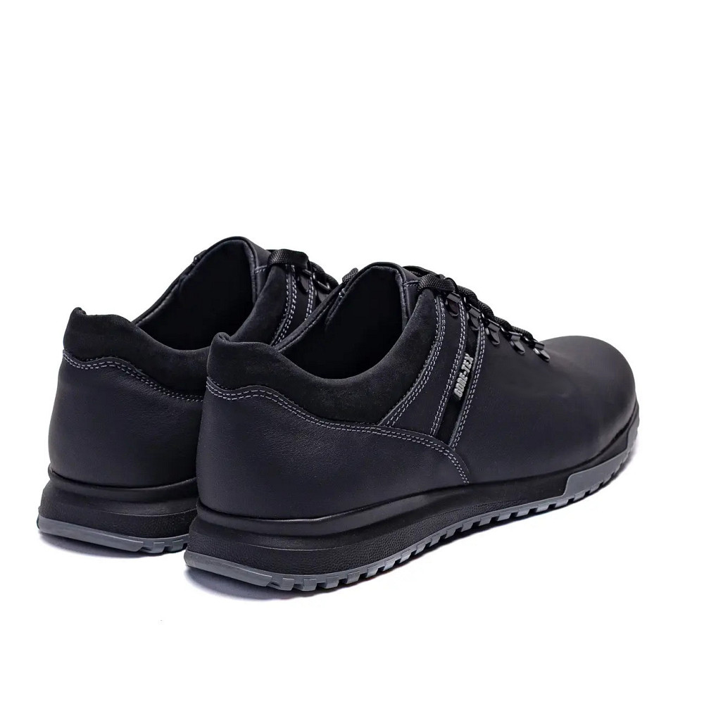 Мужские кожаные кроссовки Е-series Black Киев - изображение 8