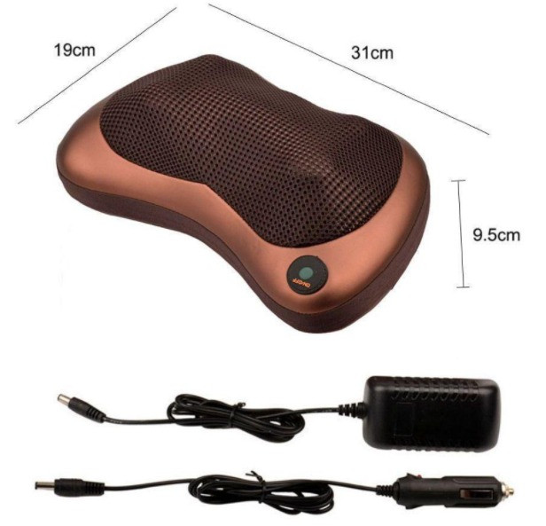Массажная подушка Car and Home Massage Pillow, массажер для шеи автомобильный Полтава - зображення 8