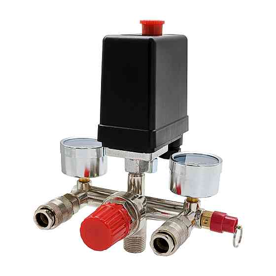 Блок автоматики компрессора прессостат 220В c 1 выходом в сборе AIRKRAFT SP038-W Харьков