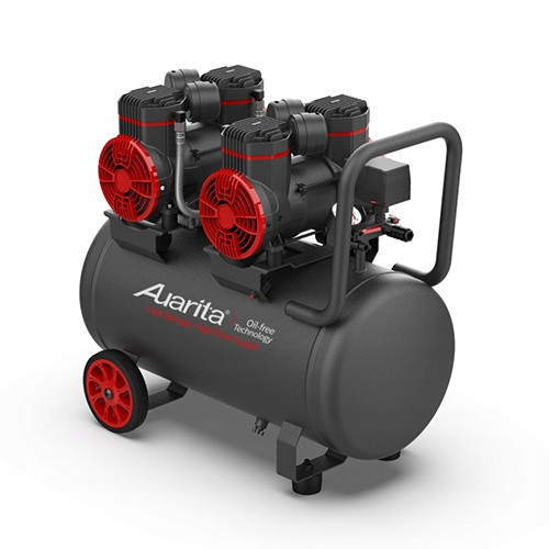 Безмасляный четырёхпоршневой компрессор 50 л 220V с сепаратором AUARITA 2-1450X2F50-220 Харьков - изображение 3