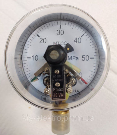 Манометр электроконтактный МТ-3С от 0 до 60 МПа (600 кгс/см2) - аналог ДМ2010СгУ2, ДМ2010-У2, ДМ2010 Киев