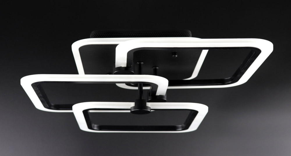 Люстра стельова LED з пультом A2503/3S-RGB-bk Чорний 13х45х53 см. Київ - зображення 1