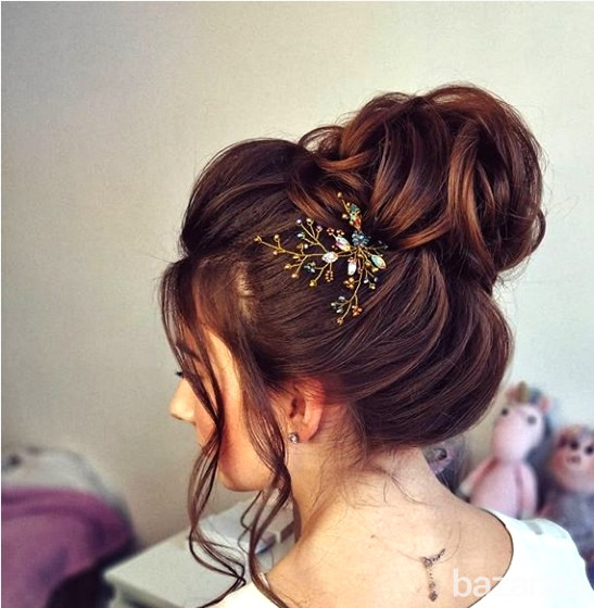 шпилька прикраса для волосся золота гілочка золотистий жовтий вечірня прикраса в зачіску Луцьк - зображення 1