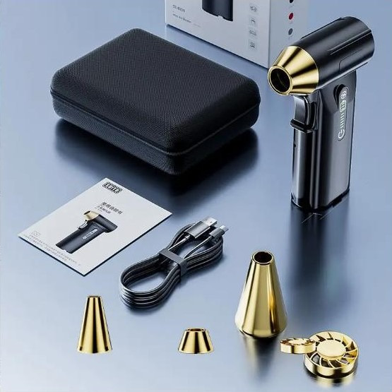 Портативний турбінний вентилятор 130 000 об/хв – потужний безщітковий двигун, акумуляторний Київ - зображення 1