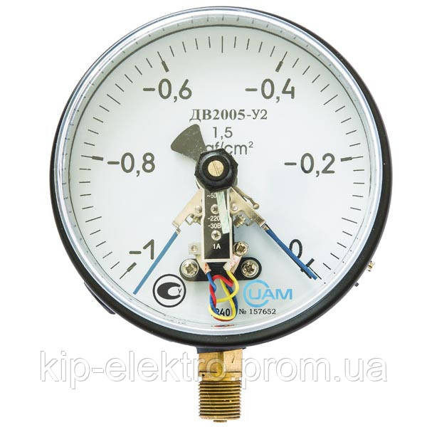 Вакуумметр электроконтактный ДВ2005-У2 (ДВ 2005-У2, ДВ2010У2, ДВ2005, ДВ-2005) Київ - зображення 5