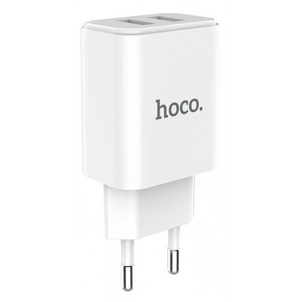 Мережевий зарядний пристрій Hoco C62A 2.1A + cable USB to Type-C White (Код товару:11402) Харків - зображення 1