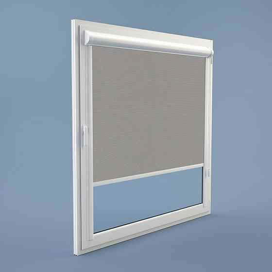 Рулонна штора Rolets Роял 2-816-1050 105x170 см закритого типу Сіра Киев