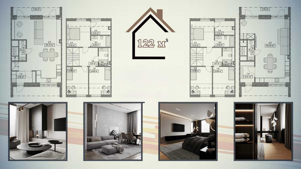 продажа 4-к таунхаус Киево-Святошинский, Ходосовка, 128100 $  - изображение 8