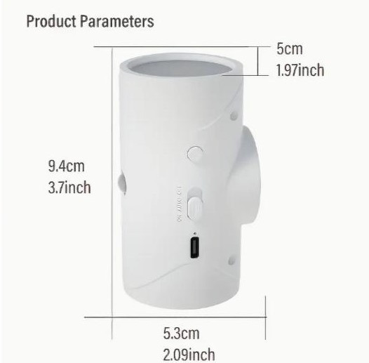 Два акумуляторних LED-нічникі з датчиком руху, магнітним кріпленням та трьома рівнями яскравості Київ - зображення 2