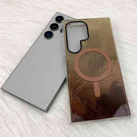 Чехол TPU Shiny Mountain Magnetic Fit для Samsung Galaxy S25 Ultra Херсон