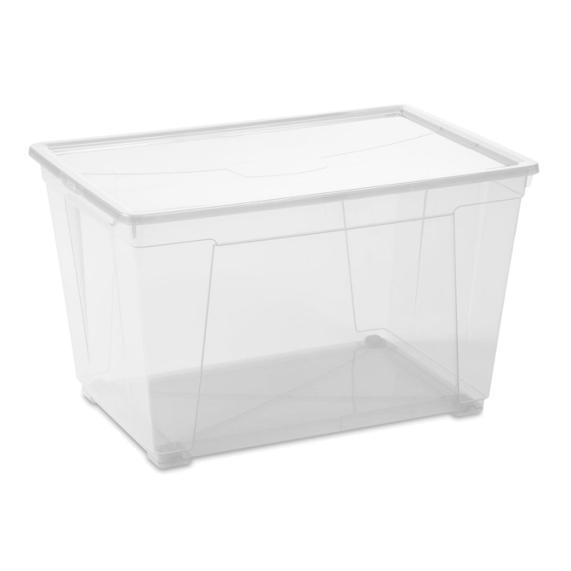 Контейнер Easy 80 л на колесах прозрачный Киев - изображение 1