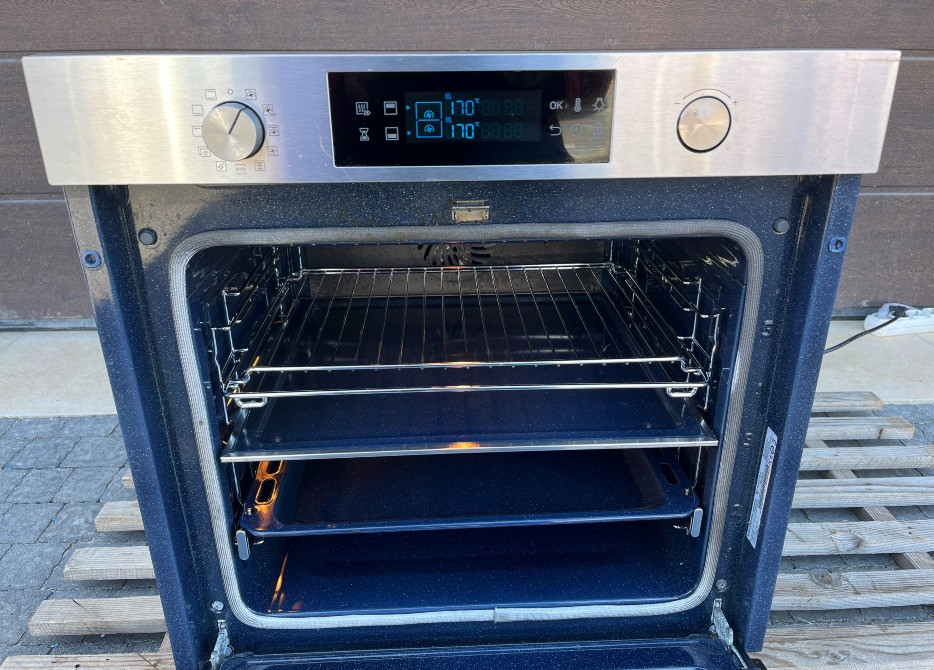 2021рік Духовка Samsung NV75N5641RS піроліз двійна конвекція Бережани - зображення 4