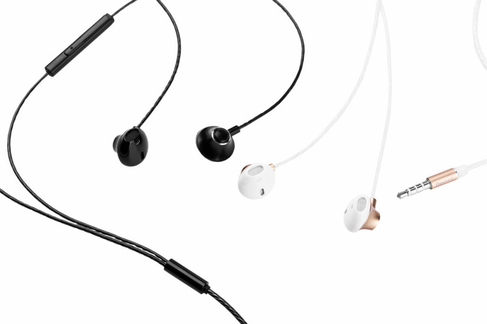 Вакуумные наушники Listener REW-E01 Black Recci CC100041 Київ - зображення 3