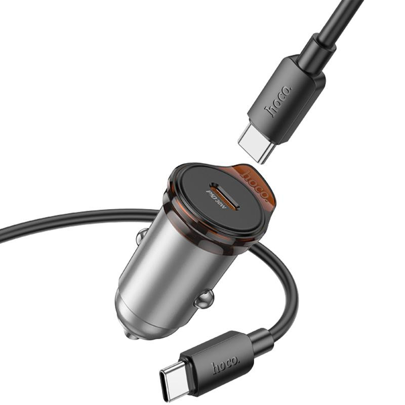 АЗУ Hoco NZ16 Rigorous PD30W (1USB-C) + кабель Type-C to Type-C Херсон - зображення 5