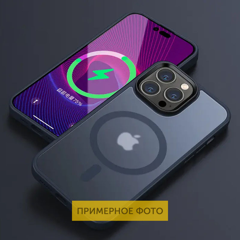TPU+PC чехол Metal Buttons with MagSafe Colorful для Apple iPhone 16 Pro Max (6.9") Херсон - зображення 2