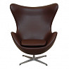 Крісло Егг екошкіра коричнева Дніпро