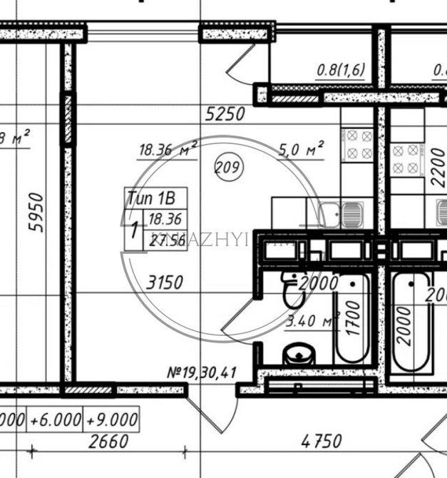 Продається затишна 1-кімнатна квартира у ЖК Park Land код об’єкту: 21145830 Київ - зображення 10