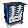 Тележка для инструментов на колесах TOPTUL (Pro-Plus) 7 секций (синяя) TCAL0704 Харків
